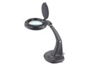 VELLEMAN VTLAMP11BU DESK LAMP WITH MAGNIFYING GLASS - 5 DIOPTER - 12W - BLACK