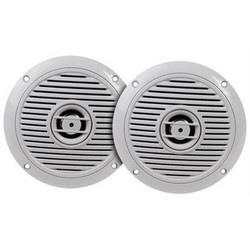 MCM PRO AUDIO 60-10040 Two Way Marine Speaker Pair - White 80 WATTS