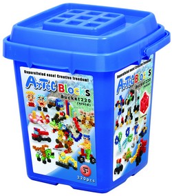 ARTEC EDUCATIONAL 152205 Bucket 112 (pastel) BUILDING BLOCKS